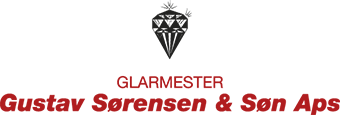 Logo for Glarmester Gustav Sørensen & Søn